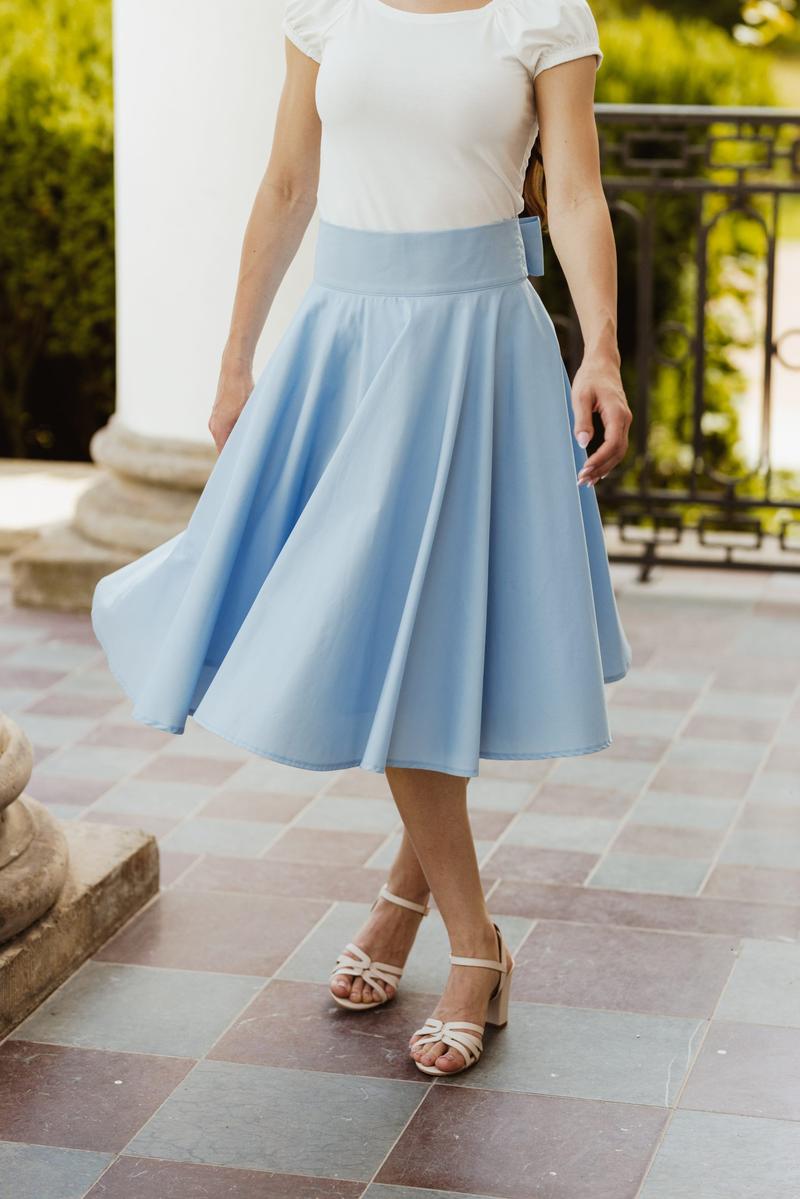 Szycie spódnicy z koła