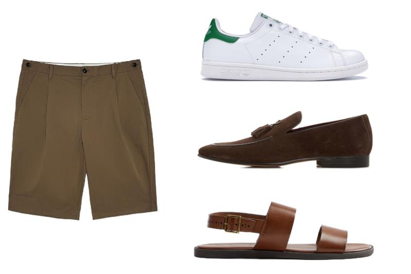 Buty do męskich spodenek