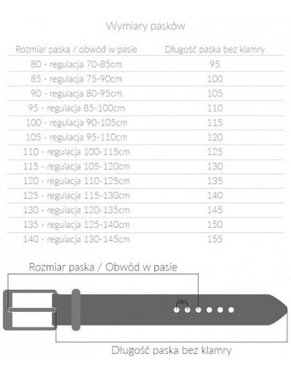 Dobór rozmiaru paska