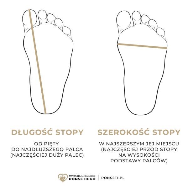 Tabela rozmiarów butów