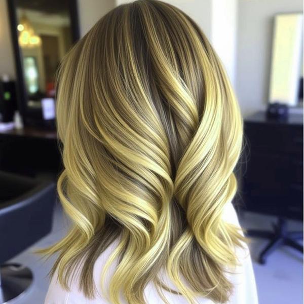 Farbowanie ciemnych włosów na blond