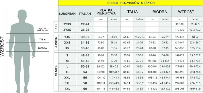 Rozmiarówka spodni damskich