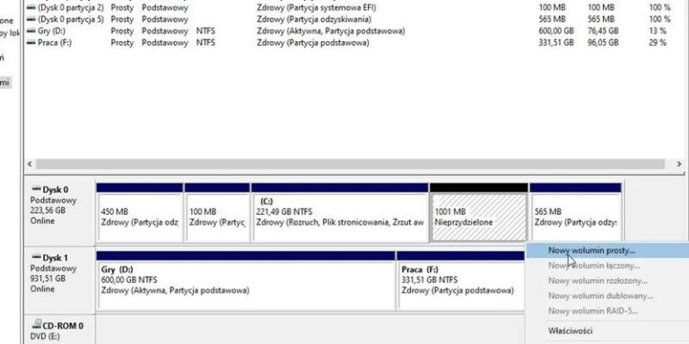 Zmiana rozmiaru partycji w Windows 7 bez utraty danych